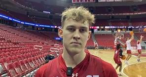 Forward Markus Ilver on his progression, Badgers’ deep front court, more
