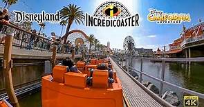 Incredicoaster On Ride 4K POV Disney California Adventure Disneyland 2023 06 02