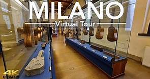 Milano Castello Sforzesco - Museum walking tour 4K Ultra HD