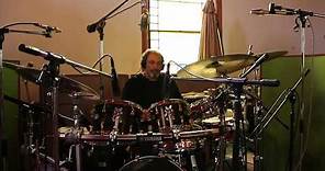 Jerry Marotta Recording Drums in Dreamland Studios for Soul Redemption