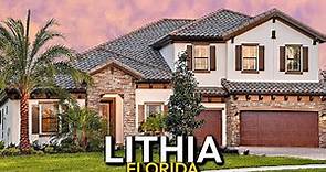 Inside A BREATHTAKING New Home For Sale In Tampa Florida | Lithia Florida