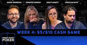 Friday Night Poker | Week 4 | Daniel Negreanu, Jennifer Harman & Kristy Arnett