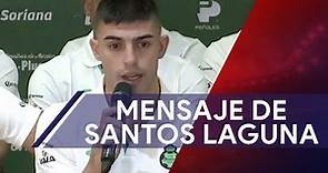 Jugadores de Santos Laguna mandan mensaje; afición explota