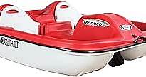 Pelican Sport - PEDAL BOAT MONACO - Adjustable 5 Seat Pedal Boat, Red/White