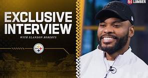 EXCLUSIVE INTERVIEW with Elandon Roberts after signing two-year contract | Pittsburgh Steelers