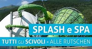 Splash e Spa Tamaro - Tutti gli scivoli || all waterslides Onride POV