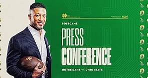 Ohio State | Marcus Freeman Postgame Press Conference (9.23.23) | Notre Dame Football