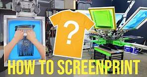 Screen Print Your Own T-Shirt: Step by Step Tutorial