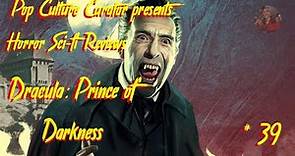 Pop Culture Curator's Horror Sci-fi Reviews. "Dracula: Prince of Darkness" (1966). Live panel review