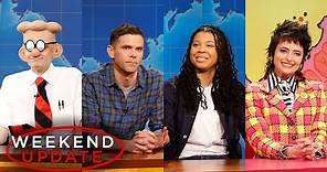 Weekend Update ft. Michael Longfellow, Mikey Day, Punkie Johnson and Sarah Sherman - SNL