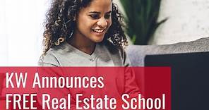 KW Announces FREE Real Estate School
