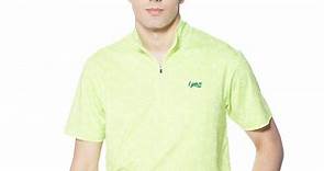 【Lynx Golf】男款吸溼排汗機能滿版Lynx字樣組合星星圖樣印花短袖立領POLO衫-果綠色 | Lynx | Yahoo奇摩購物中心
