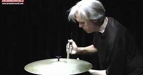 Gerry Hemingway: Solo for Cymbal... #gerryhemingway #drummerworld