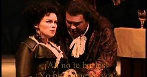 Don Giovanni ultima escena y escena del comendador subtitulado en español