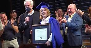 Broadway Actress Cries On Stage Following Her Surprise College Graduation