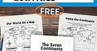 7 Continents Printable Activities for Geography Fun (Free)