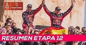 Carlos Sainz hace historia y gana su tercer Dakar | Resumen Etapa 12 Dakar 2020