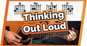 Thinking Out Loud Guitar Tutorial (Ed Sheeran) Easy Chords Guitar Lesson