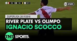 Ignacio Scocco (2-0) River Plate vs Olimpo | Fecha 14 - Superliga Argentina 2017/2018