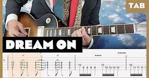 Aerosmith - Dream On - Guitar Tab | Lesson | Cover | Tutorial