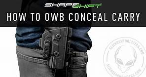 How to Use an OWB Holster for Concealed Carry