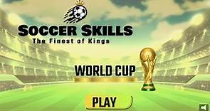 Playing Soccer Skills World Cup on Poki