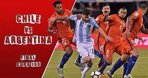 Chile 0 (4) - (2) 0 Argentina | Final Copa América Centenario