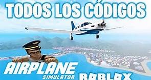 Todos los Códigos de ✈ AIRPLANE SIMULATOR ✈ activos de 2021 de ROBLOX / NEW CODES simulador de vuelo