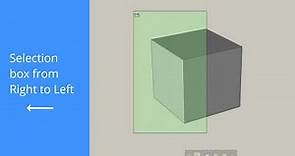 How to use Selection Boxes - BricsCAD