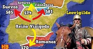 La Historia de Leovigildo 536-586 | Guerras, Alianzas y Conquistas. El Primer Rey de Hispania