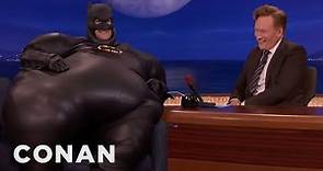 Why Adam Pally Is Dressed Like “Fatman" | CONAN on TBS