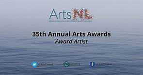 35th Annual ArtsNL Arts Awards – Award Artist: Jennifer Young