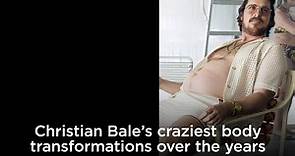 Christian Bale’s crazy body transformations over the years