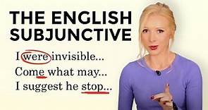 The Subjunctive in English - Complete Advanced English Grammar Lesson
