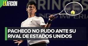 Rodrigo Pacheco fue eliminado de primera ronda del Roland Garros Junior