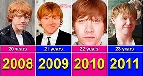 Rupert Grint (Ron Weasley) evolution from 2000 to 2023