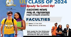 University of Limpopo 2024 Online Orientation Programme for First-Time Entering Students: Faculties
