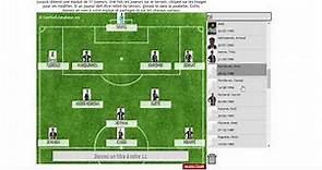 Créez rapidement des équipes de 11 joueurs grâce à footballdatabase.eu