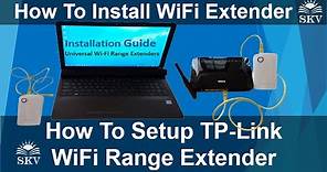 How To Setup TP-Link WiFi Range Extender From Windows 10 PC | How To Install WiFi Modem to Extender