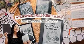 Which kindle should you buy in 2023? basic, paperwhite, oasis or scribe? 📖