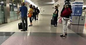 Airplane to Baggage Claim to Rental Shuttle at Las Vegas McCarran Int Airport (Aug 30, 2021)