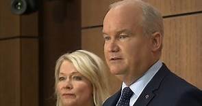 Conservative Leader Erin O'Toole unveils his House of Commons leadership team – September 2, 2020