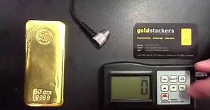 Ultrasonic Thickness Testing for Gold