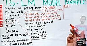 IS-LM MODEL #mathematicaleconomics #macroeconomics