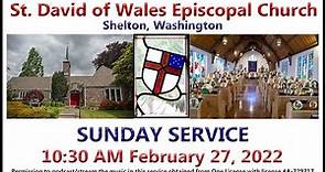 St. David Episcopal Church Service Feb. 27, 2022