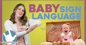 Baby Sign Language | First 12 Baby Signs in ASL | Sign Language for Babies