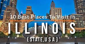 10 Best Places to Visit in Illinois, USA | Travel Video | SKY Travel