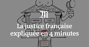 Le fonctionnement de la justice française expliqué en quatre minutes