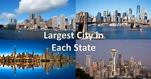 Largest City in Each State | USA | Ranked