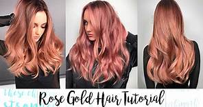 Rose Gold Hair Tutorial